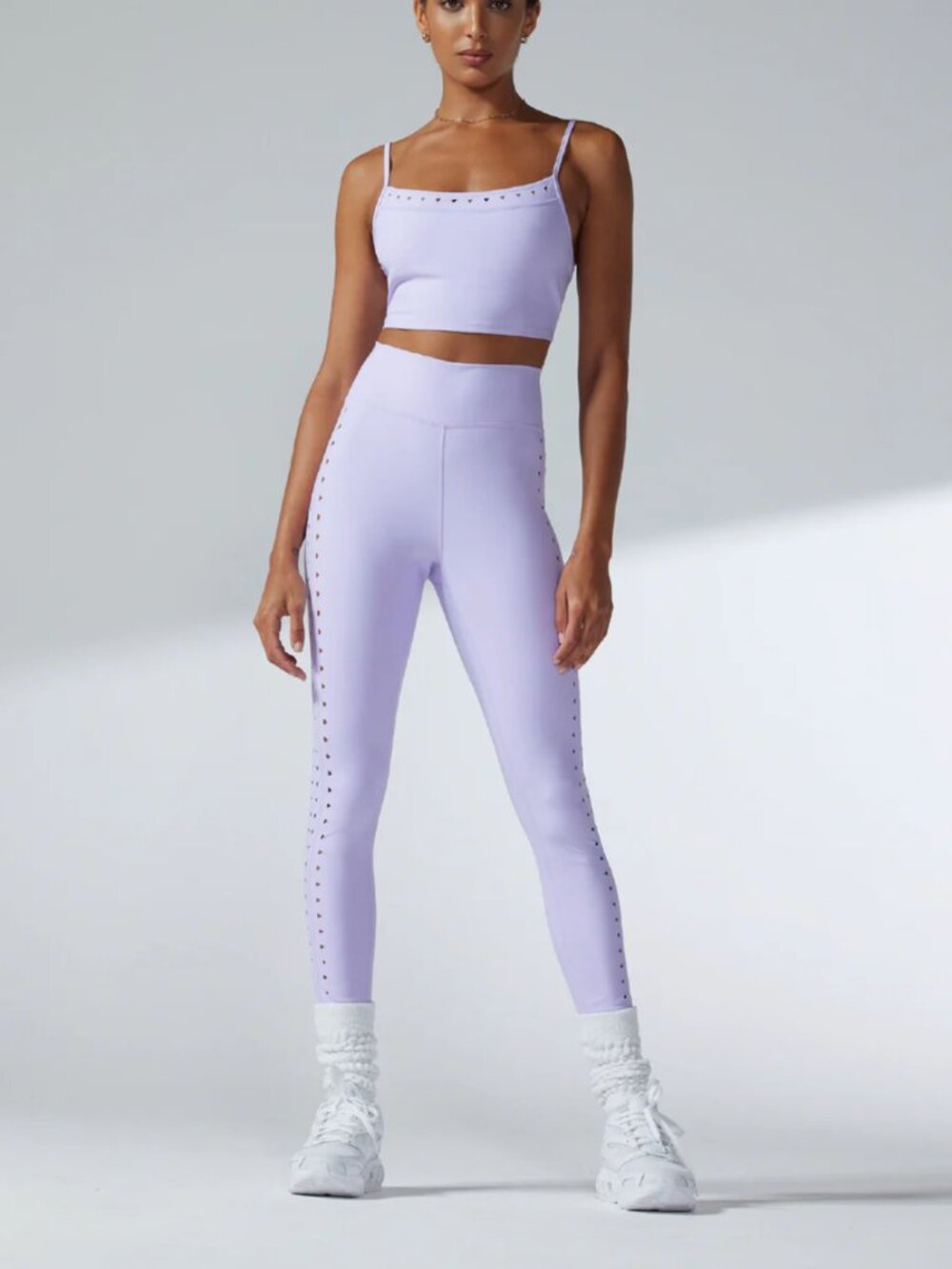 NWOT Gigi C Katrina Legging Lilac Size Small
